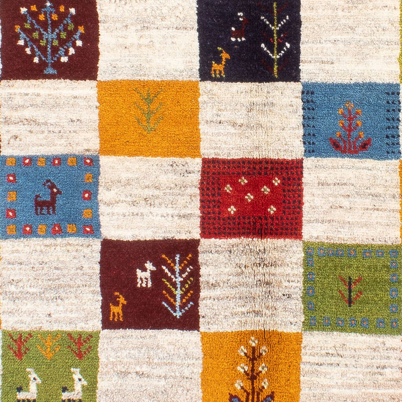 Tapete Gabbeh - Persa - 197 x 155 cm - multicolorido