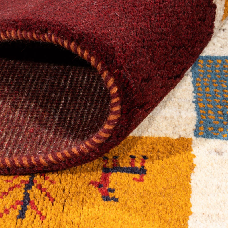 Tapete Gabbeh - Persa - 197 x 155 cm - multicolorido