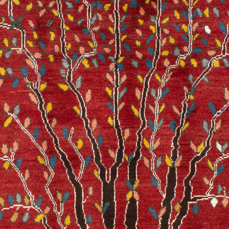 Tapete Gabbeh - Persa - 204 x 150 cm - vermelho