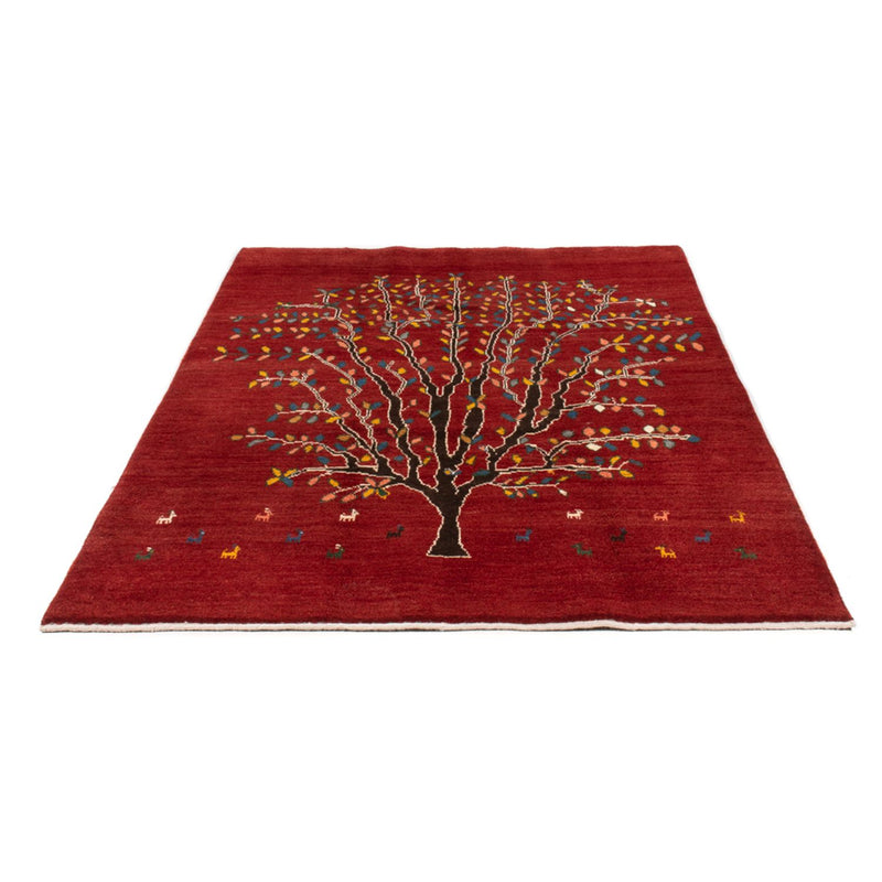 Tapete Gabbeh - Persa - 204 x 150 cm - vermelho