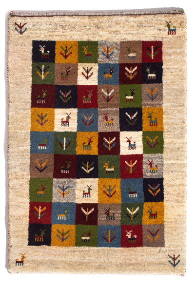 Gabbeh persa Tapete 62x90cm - Perserteppich Wollteppich