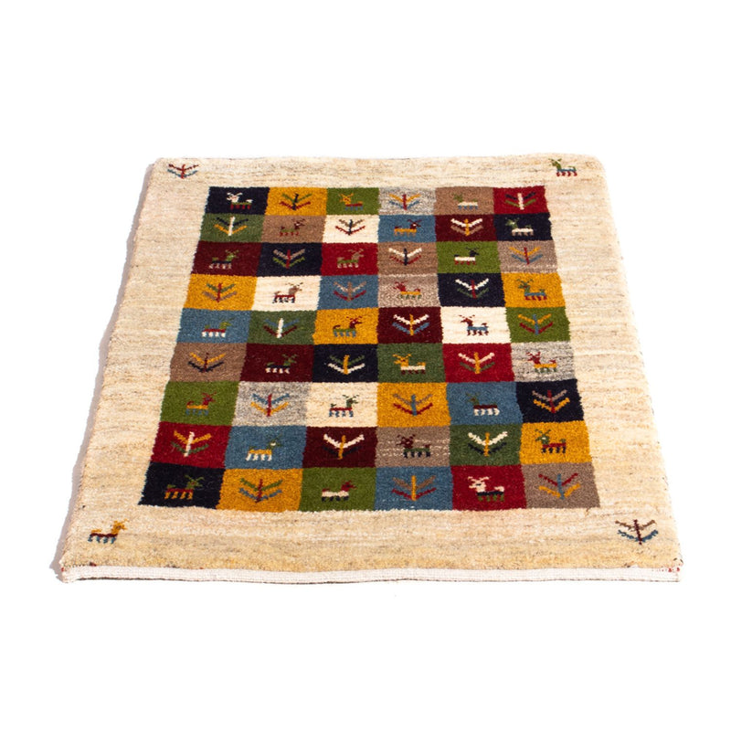 Gabbeh persa Tapete 90x62cm - Perserteppich Wollteppich