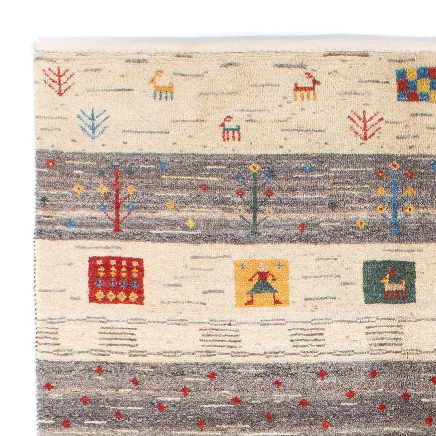 Gabbeh persa Tapete 187x148cm - Perserteppich Wollteppich