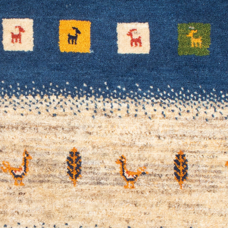 Tapete Gabbeh - Persa - 123 x 85 cm - multicolorido