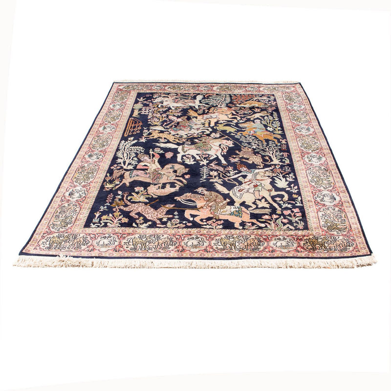 Seda da Caxemira Tapete 215x133cm - Tapete Oriental