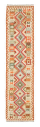 Kilim afegão Tapete 396x81cm