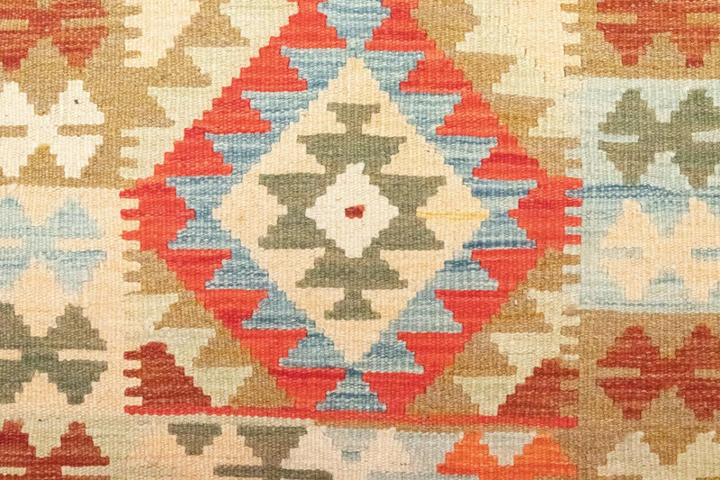 Kilim afegão Tapete 396x81cm