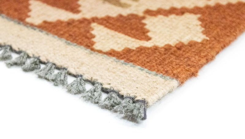 Kilim afegão Tapete 396x81cm
