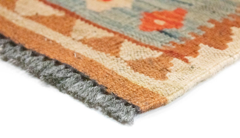 Kilim afegão Tapete 395x84cm