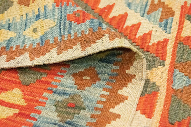 Kilim afegão Tapete 395x84cm