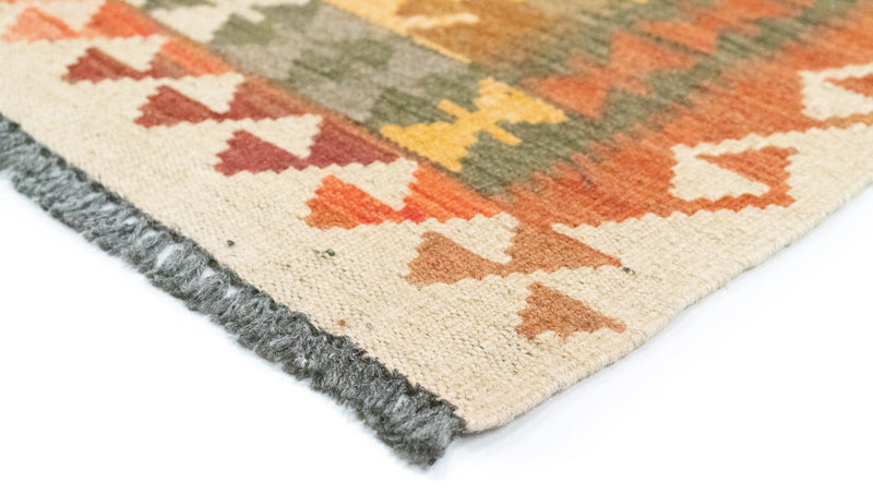 Kilim afegão Tapete 390x85cm