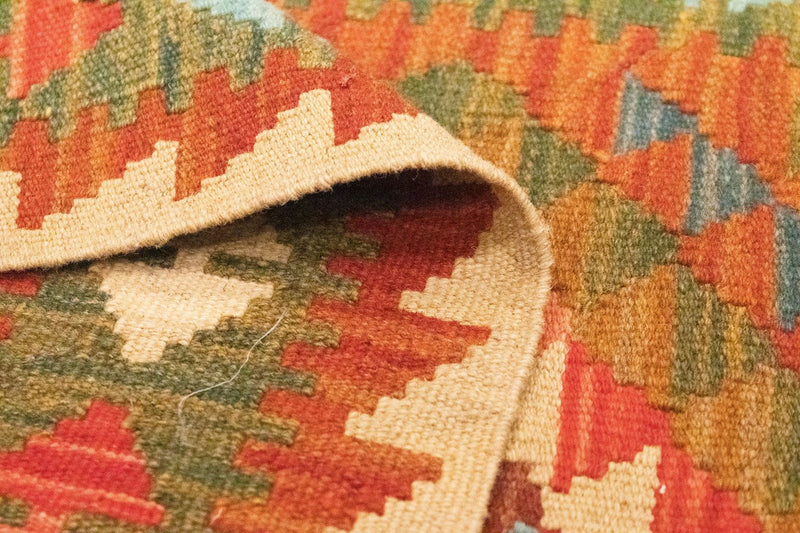 Kilim afegão Tapete 300x80cm