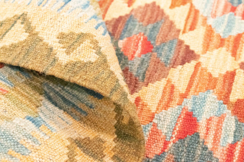 Kilim afegão Tapete 90x60cm