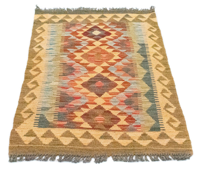 Kilim afegão Tapete 90x60cm