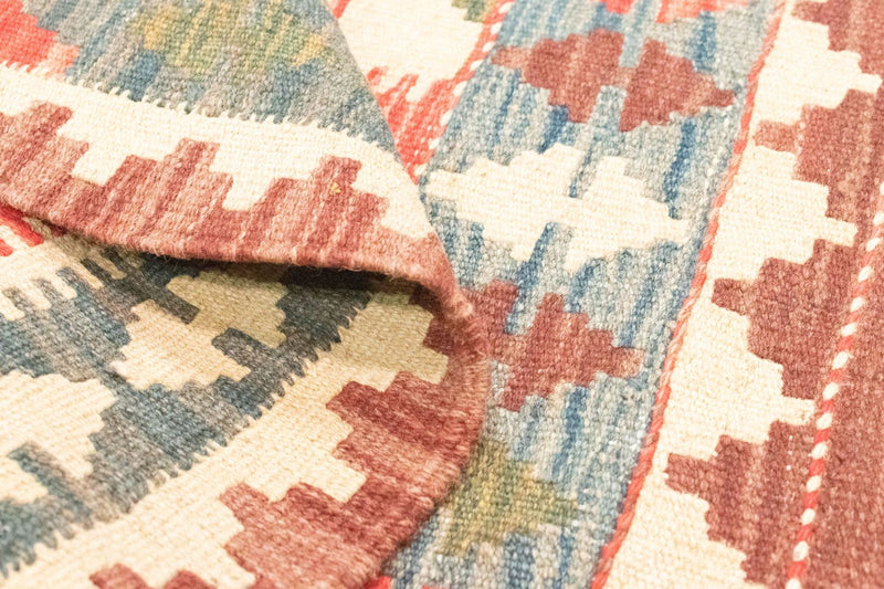 Kilim afegão Tapete 90x60cm