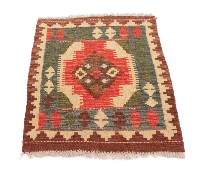 Kilim afegão Tapete 90x60cm