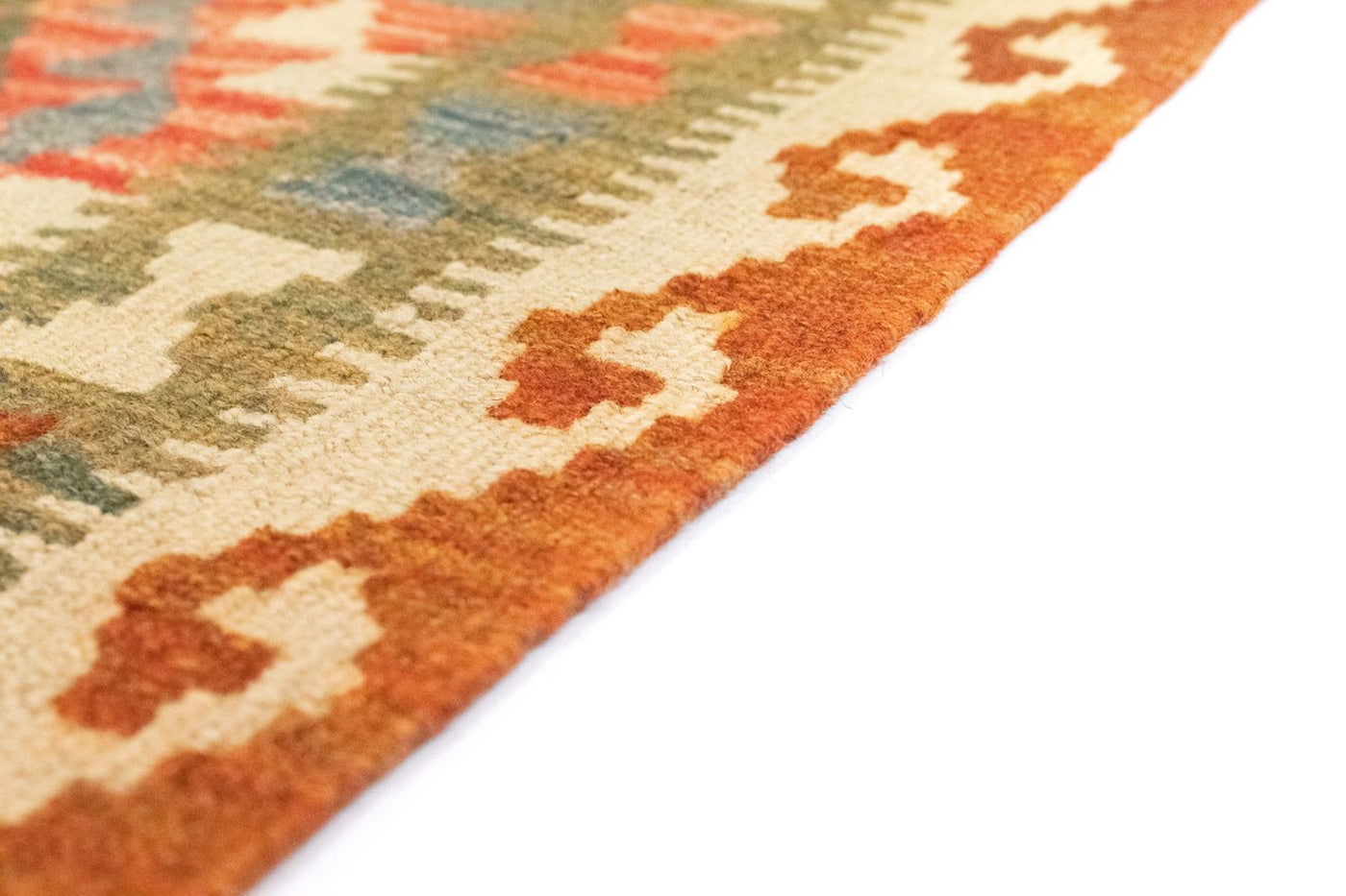 Kilim afegão Tapete 90x60cm
