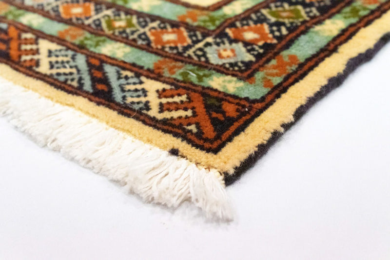 Tapete turquaman - 91 x 64 cm - azul