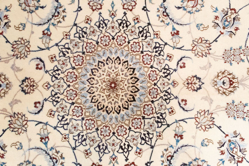 Tapete Persa - Nain - Royal - 305 x 208 cm - branco natural