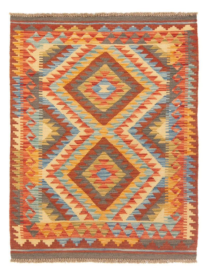 Tapete Kelim - Splash - 119 x 86 cm - multicolorido