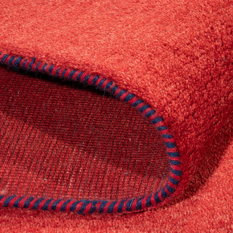 Tapete Gabbeh persa 161x228cm - Tapete persa de lã - vermelho
