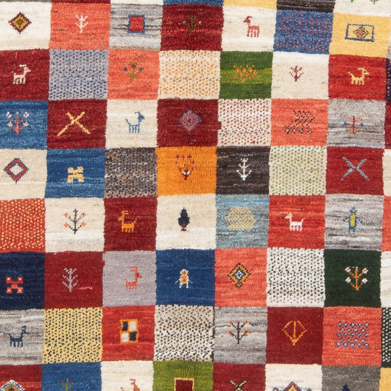 Gabbeh persa Tapete 201x157cm - Perserteppich Wollteppich