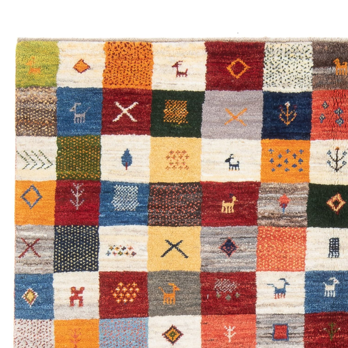 Gabbeh persa Tapete 201x157cm - Perserteppich Wollteppich