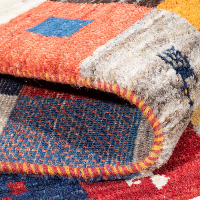 Gabbeh persa Tapete 201x157cm - Perserteppich Wollteppich