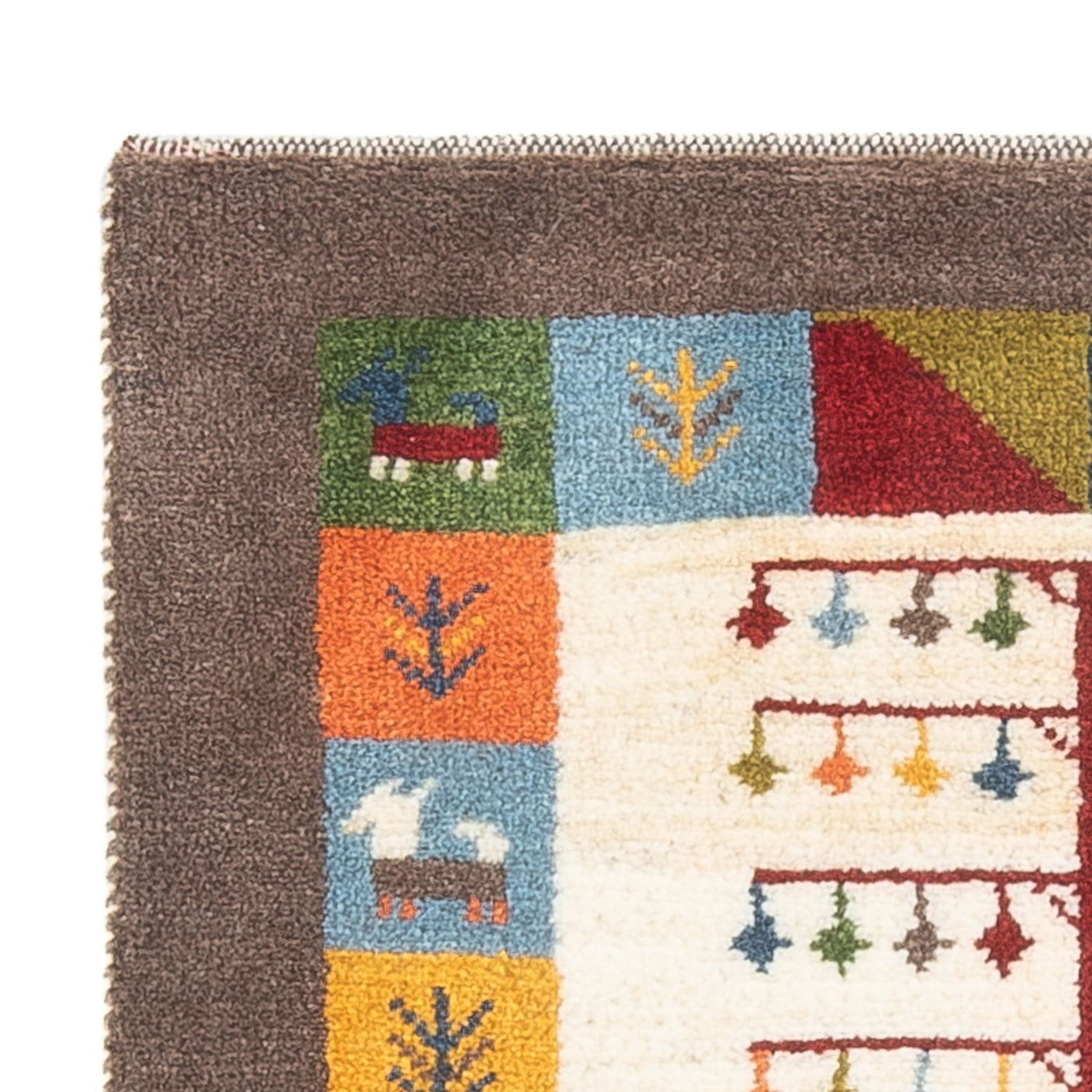 Gabbeh persa Tapete 90x63cm - Perserteppich Wollteppich
