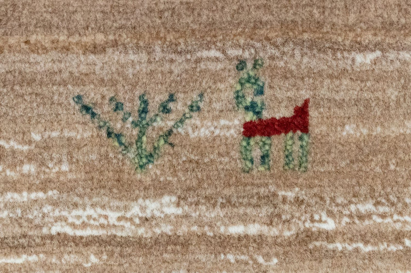 Gabbeh persa Tapete 60x40cm - Perserteppich Wollteppich