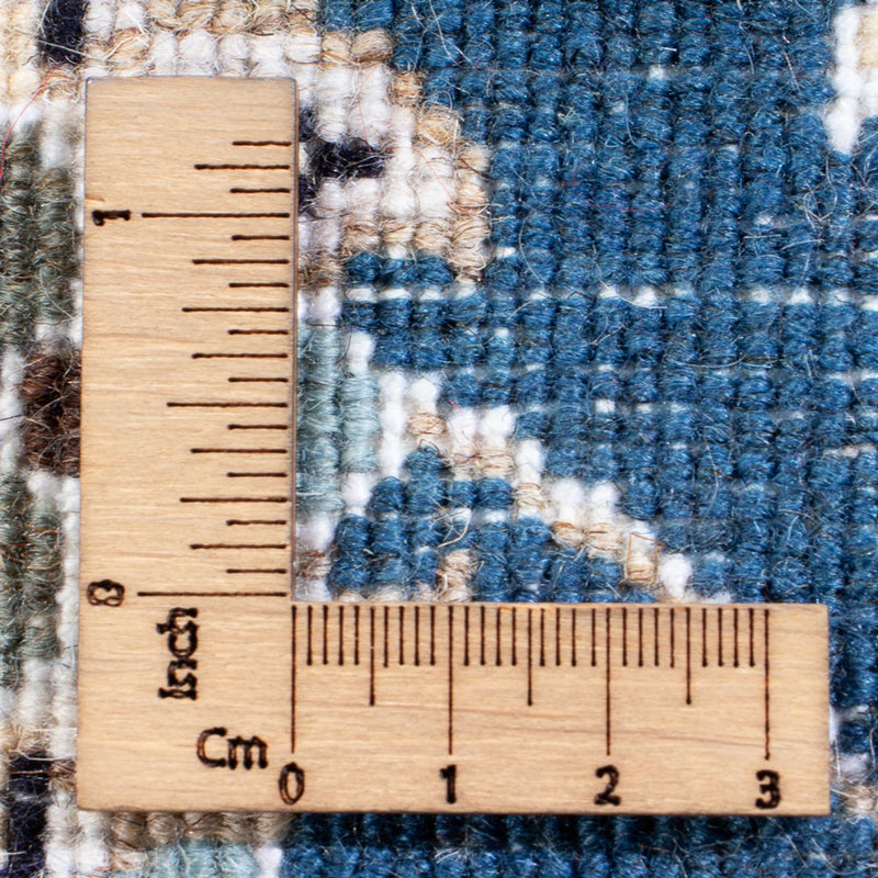 Tapete Persa - Nain - 88 x 59 cm - azul
