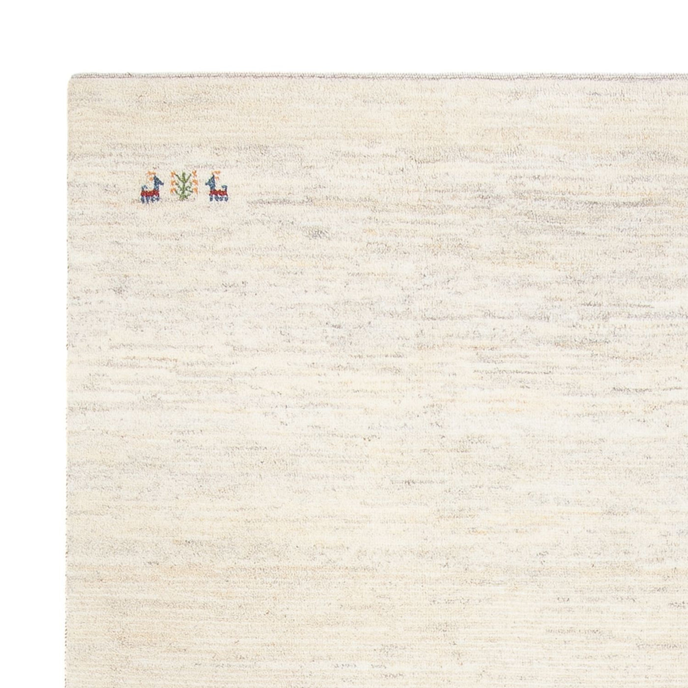 Tapete Gabbeh - Persa - 237 x 197 cm - branco