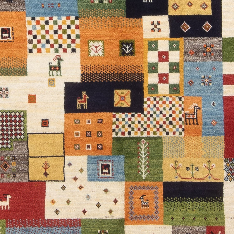 Tapete Gabbeh - Persa - 197 x 149 cm - multicolorido