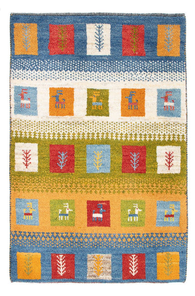 Gabbeh persa Tapete 60x90cm - Perserteppich Wollteppich
