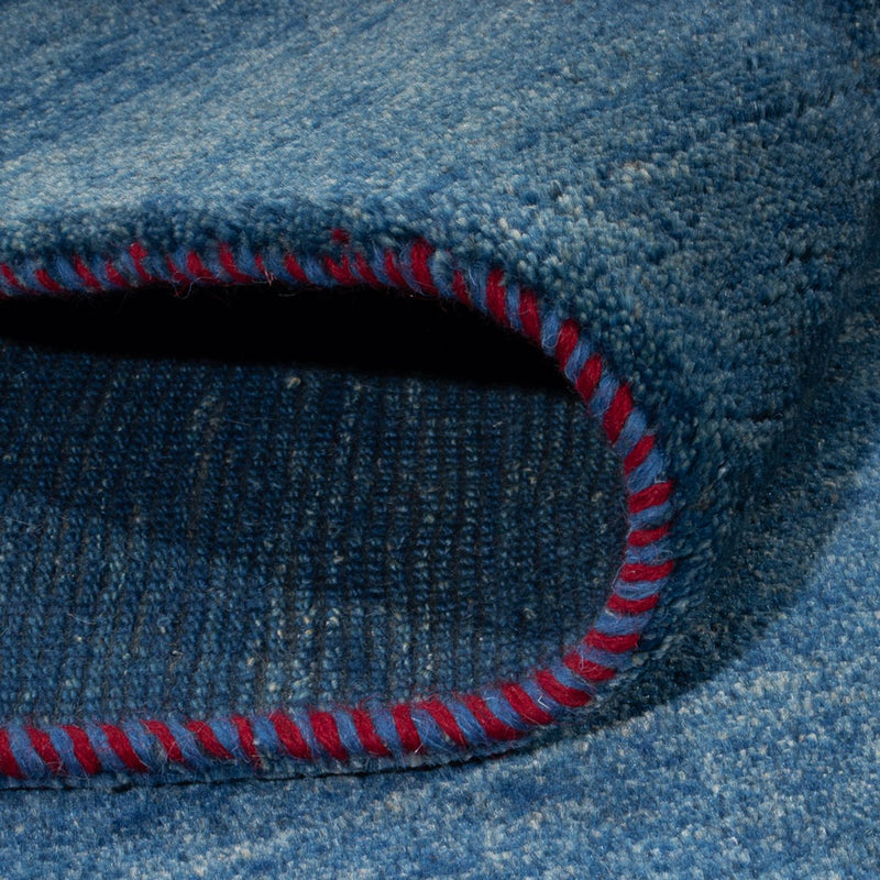Tapete Gabbeh - Persa - 249 x 173 cm - azul-mar