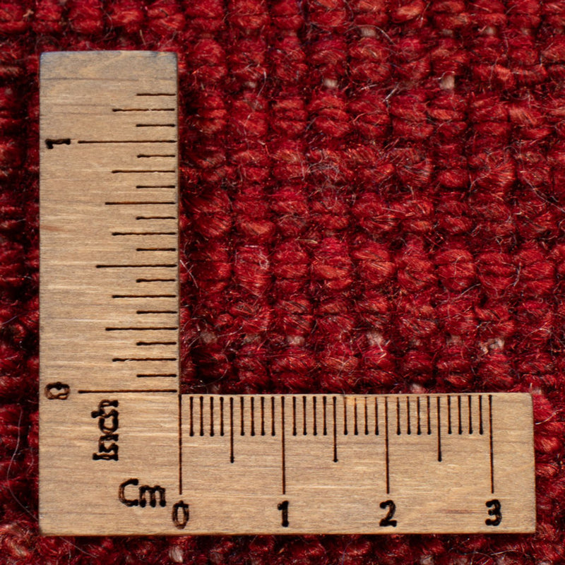 Corredor Tapete Gabbeh - Persa - 195 x 82 cm - vermelho escuro