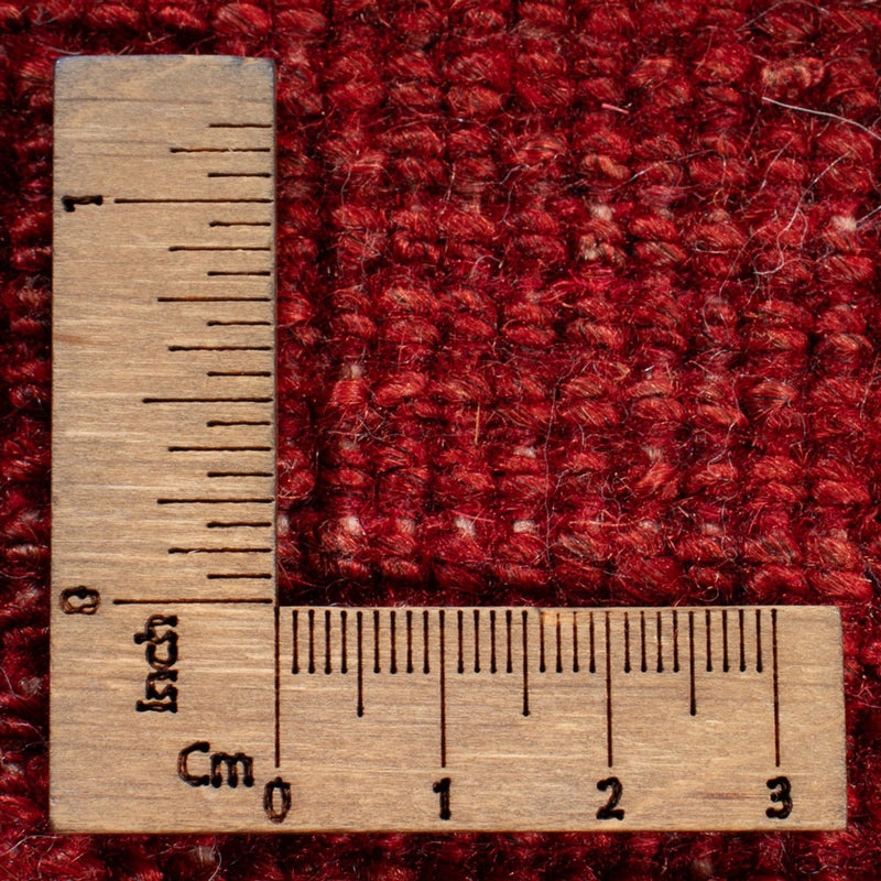 Corredor Tapete Gabbeh - Persa - 196 x 84 cm - vermelho escuro