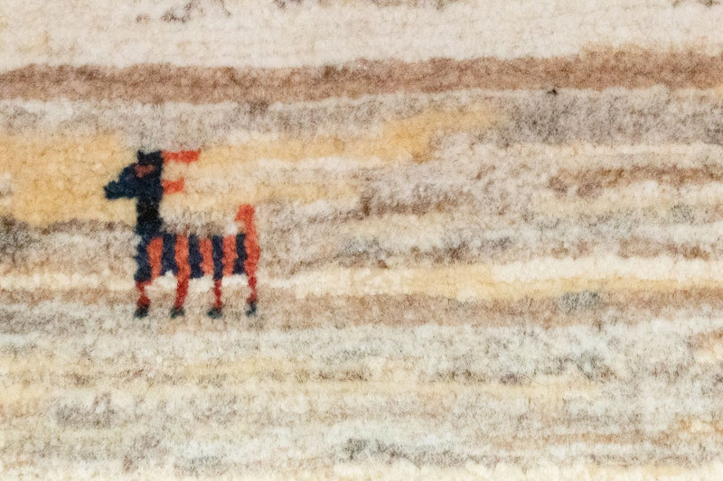 Gabbeh persa Tapete 60x40cm - Perserteppich Wollteppich