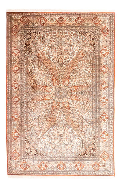 Seda da Caxemira Tapete 185x279cm - Tapete Oriental