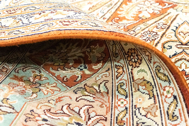 Seda da Caxemira Tapete 270x185cm - Tapete Oriental