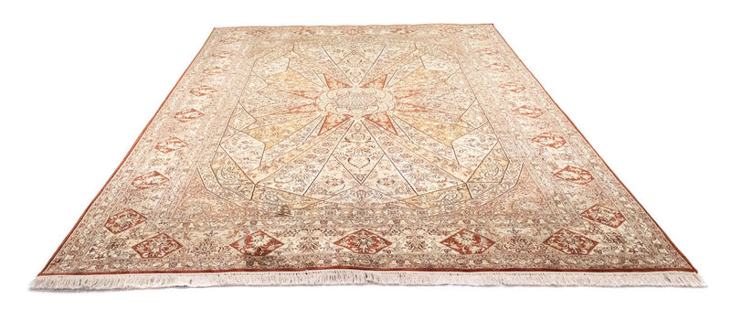 Seda da Caxemira Tapete 270x185cm - Tapete Oriental