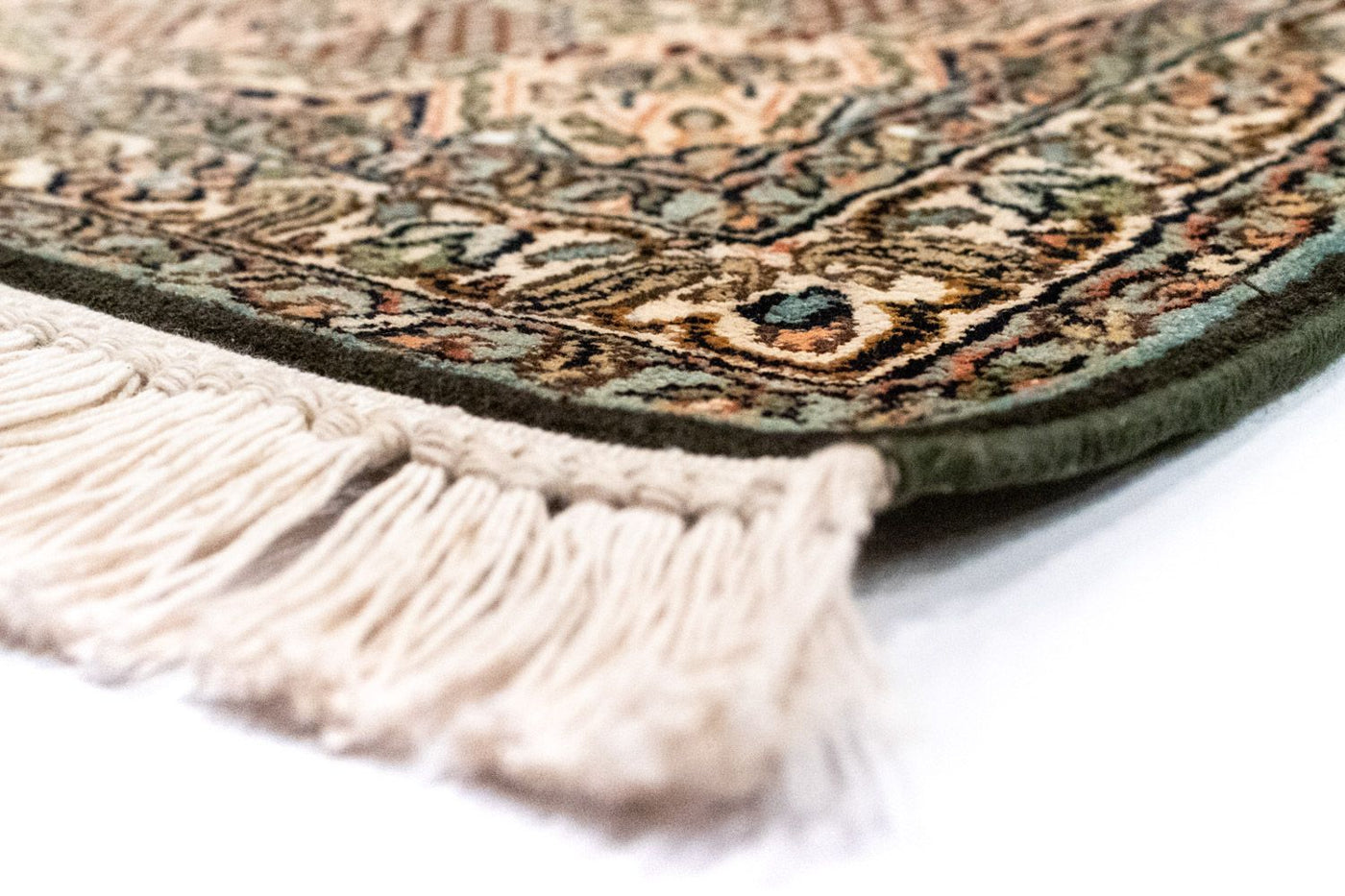Seda da Caxemira Tapete 280x185cm - Tapete Oriental