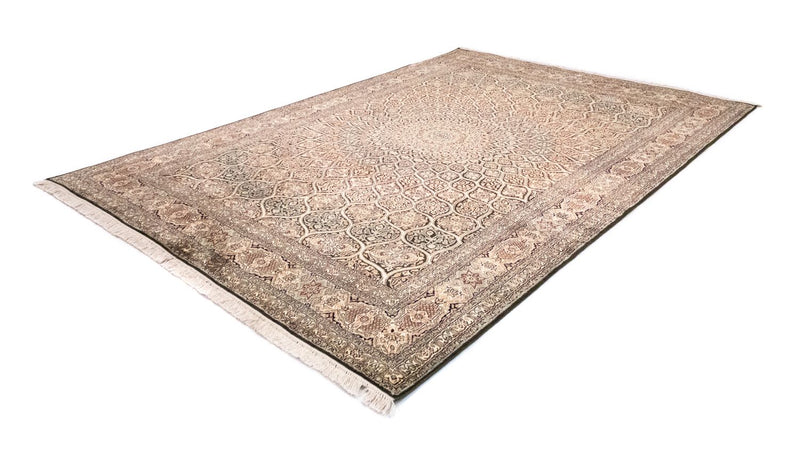 Seda da Caxemira Tapete 280x185cm - Tapete Oriental