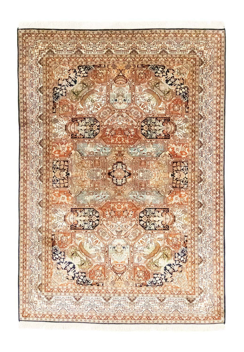 Seda da Caxemira Tapete 152x229cm - Tapete Oriental