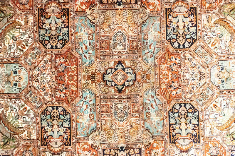 Seda da Caxemira Tapete 152x229cm - Tapete Oriental