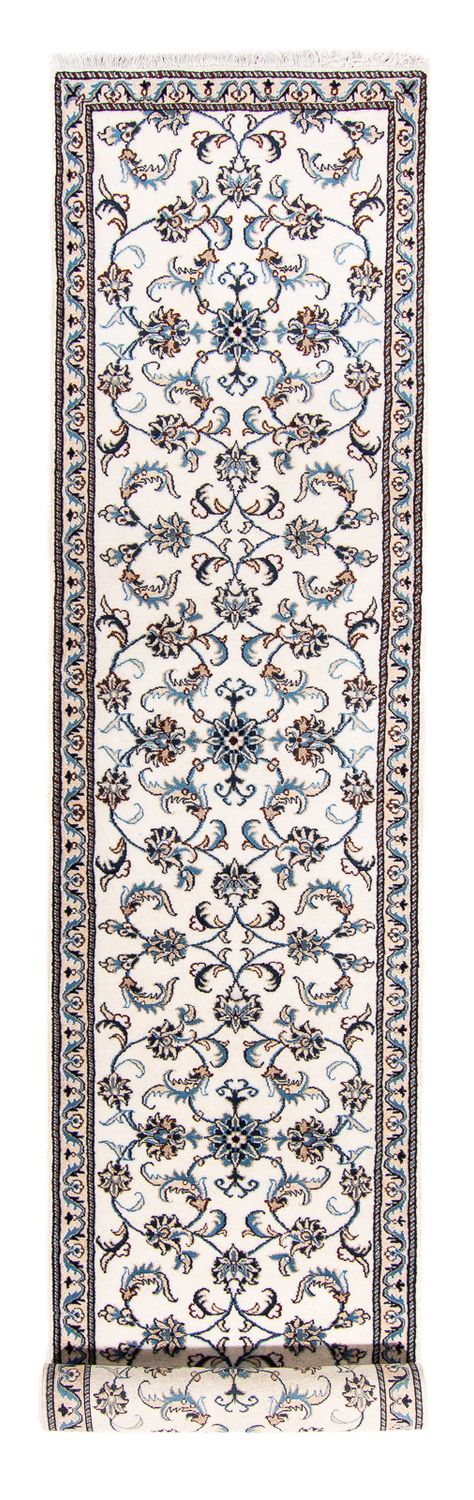 Corredor Tapete Persa - Nain - 376 x 77 cm - bege