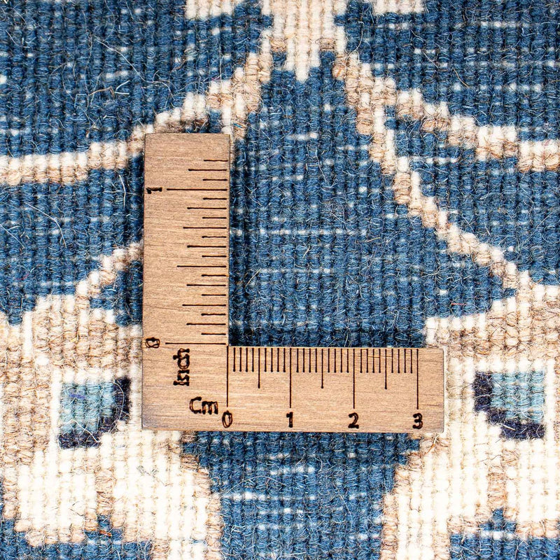 Tapete Persa - Nain - 139 x 68 cm - azul escuro