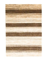 Gabbeh Indo Tapete 141x205cm - Tapete de lã - Rectangular / Bege / 141 x 205 cm Rectangular
