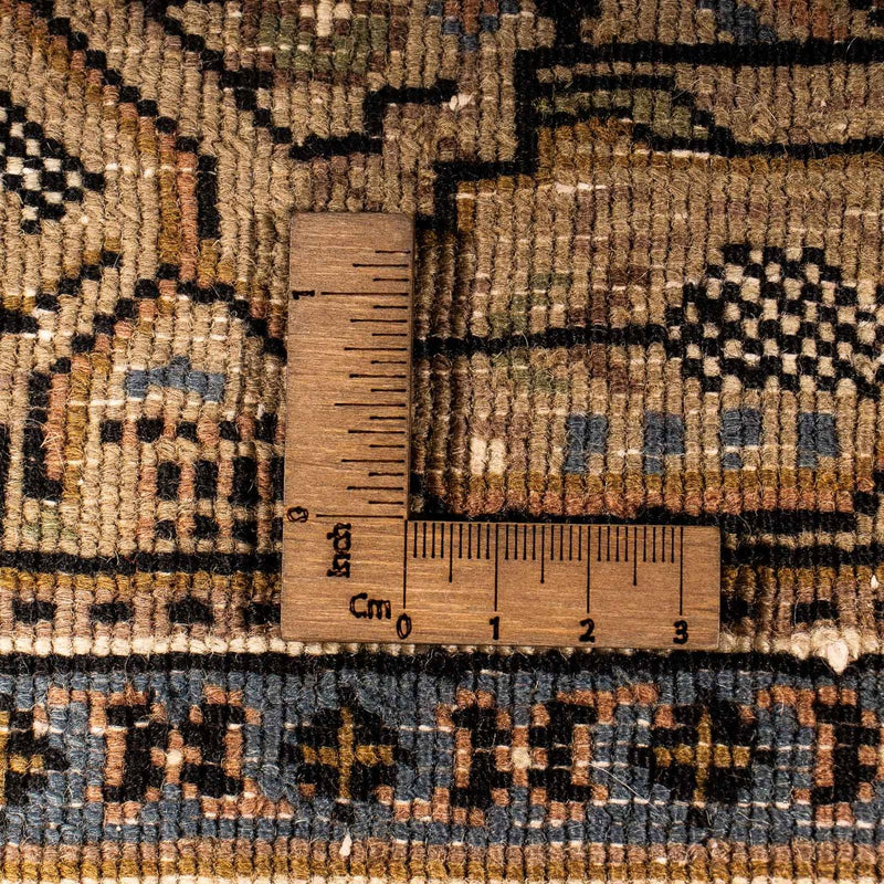 Tapete oriental - Mir - Indus - 296 x 250 cm - azul escuro