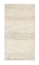 Tapete Gabbeh - Persa - 135 x 73 cm - branco natural